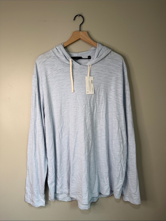 Vince Other - NWT Vince Light Blue Men's Hooded Long-Sleeve Shirt XXL